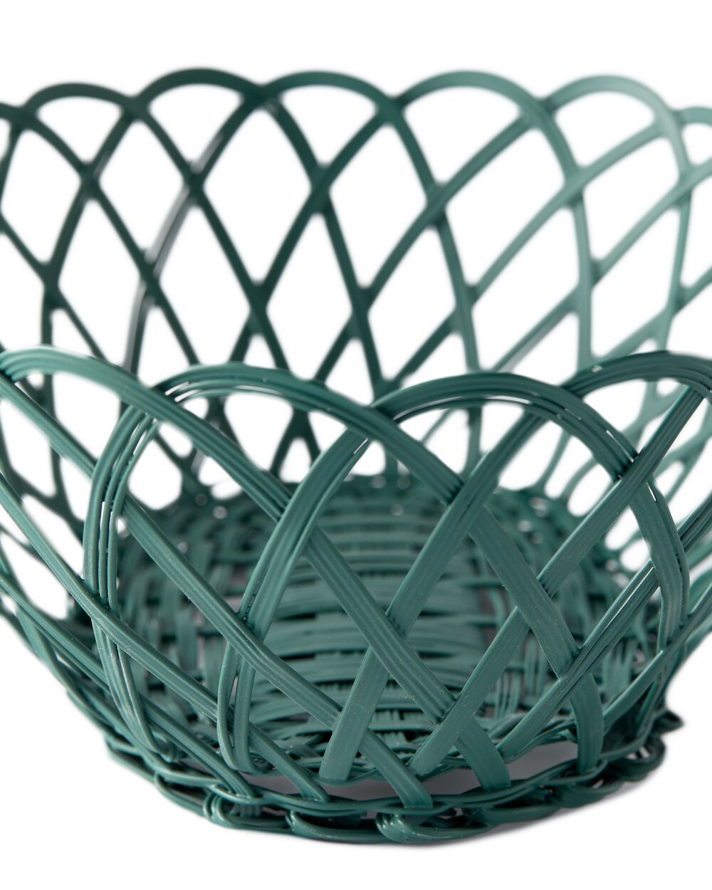 Bakkie kurv, Dark Green - oval